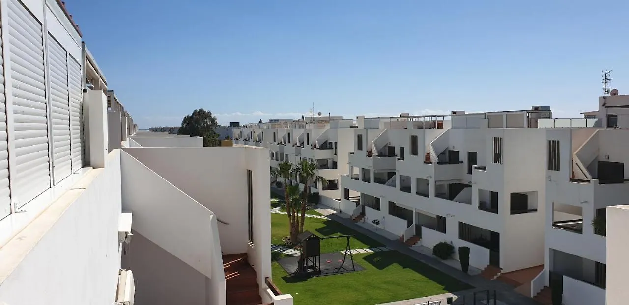 Apartamentos Paraiso Vera Playa: Beachfront Attic with Private Solarium