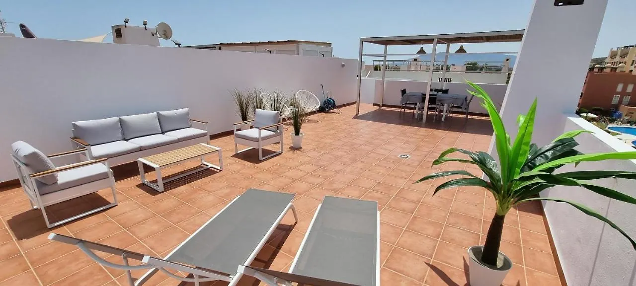 Apartamentos Paraiso Vera Playa: Beachfront Attic with Private Solarium Apartment