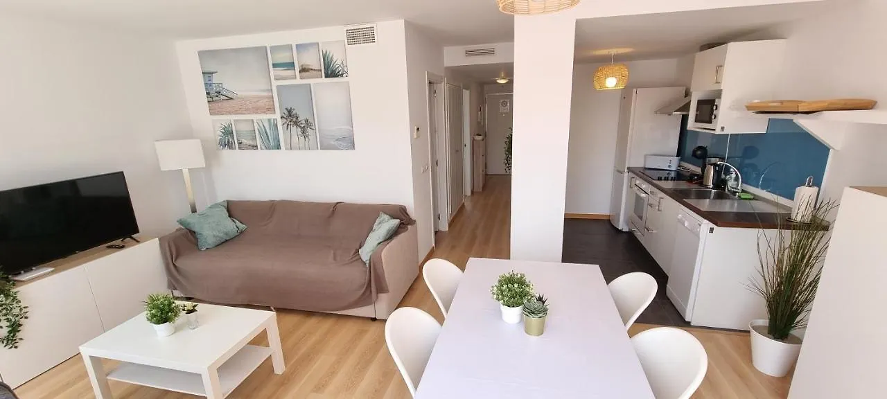Apartamentos Paraiso Vera Playa: Beachfront Attic with Private Solarium