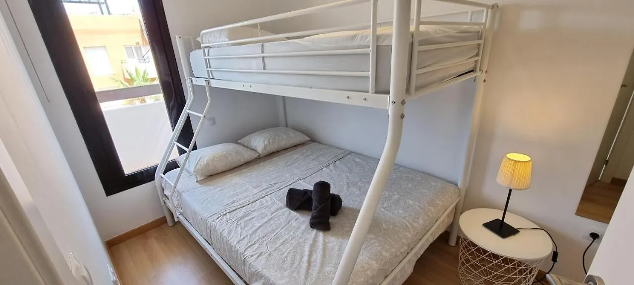 Apartamentos Paraiso Vera Playa: Beachfront Attic with Private Solarium Spain