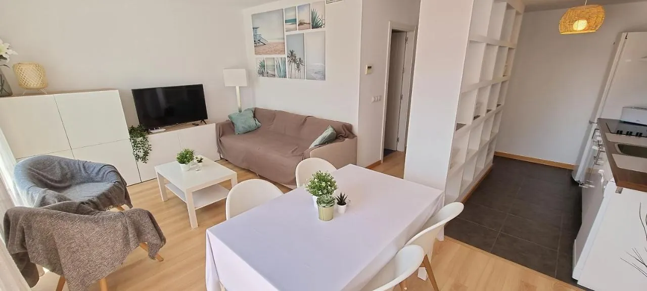 Apartamentos Paraiso Vera Playa: Beachfront Attic with Private Solarium Apartment