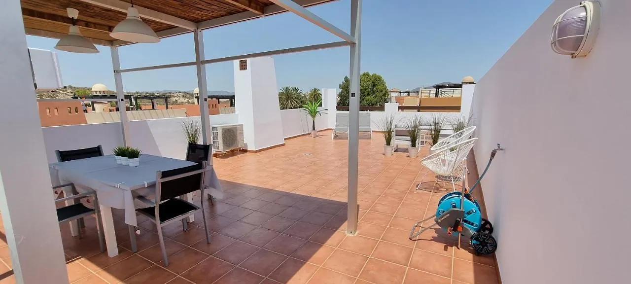 Apartamentos Paraiso Vera Playa: Beachfront Attic with Private Solarium